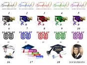 Personalized Cookie Favors for Graduation Party Favors
