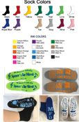 Bar Mitzvah Grippy Socks(case of 48) *FREE CUSTOM DESIGN*