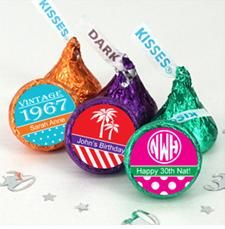 Personalized Hershey Kisses Favors