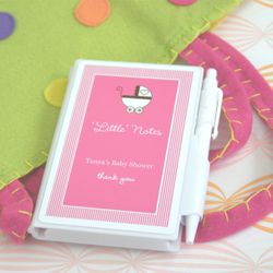 Personalized "Little Notes" Notebook Favors