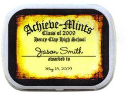 Personalized Mint Tins - ACHIEVE-MINTS Design