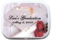 Personalized Mint Tins - Graduation Roses