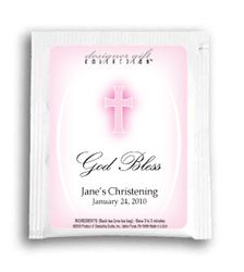 Personalized Tea Party Favors - Christening & Baptism Favors