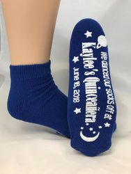Quinceanera Grippy Socks (case of 48) *FREE CUSTOM DESIGN*