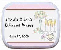 Rehearsal Dinner Personalized Mint Tins