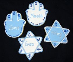 Star of David and Hamsa Cookie Favors