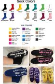 Sweet 16 Grippy Socks (case of 48) *FREE CUSTOM DESIGN*