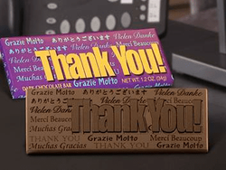 Thank You Candy Bar Wrappers and Chocolate Bars(Case of 50)