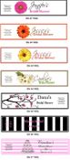 Wedding and Bridal Shower Water Bottle Labels