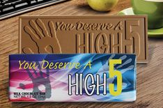 You Deserve a High 5 Milk Chocolate Bars (case of 50)