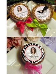 Zebra Cookie Lollipop Favors 