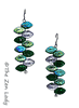 Falling Leaves Hypoallergenic Earrings and Pendant Set Falling Leaves Hypoallergenic Earrings and Pendant Set