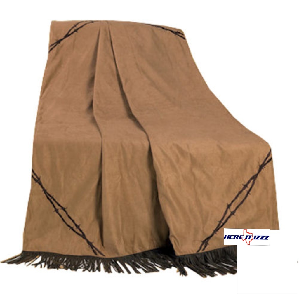 Barbed Wire Throw Blanket