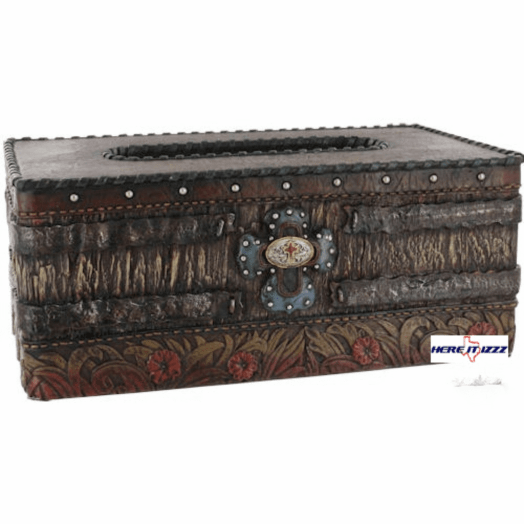 Studded Turquoise Cross Bath Set