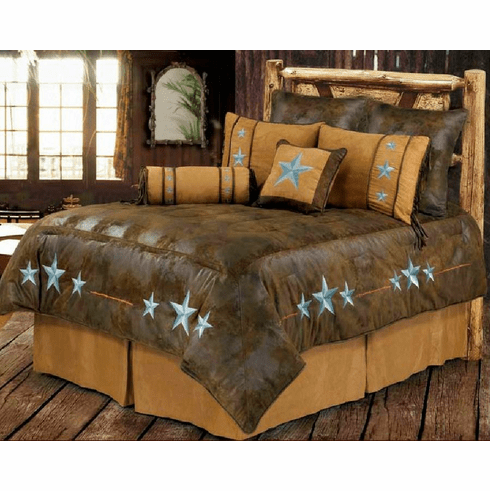 Turquoise Triple Star Twin