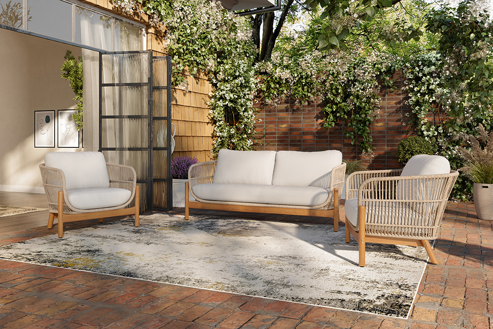 Wood conversation set sale
