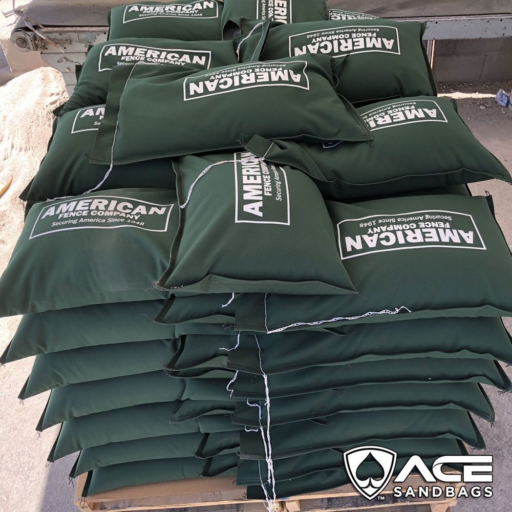 Ace Sandbags Logo Printed Canvas Sandbags The Sandbag Store