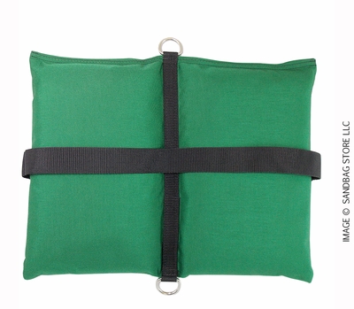 Filled Butterfly/Fly Away Sandbag Heavy Duty 20lb Green