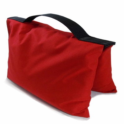 Filled Heavy Duty Saddle Sandbag 10lb Red
