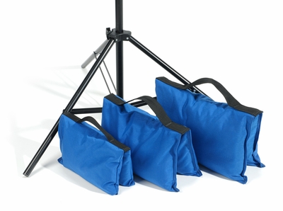 Filled Heavy Duty Saddle Sandbag 20lb Blue