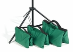 Filled Heavy Duty Saddle Sandbag 20lb Green