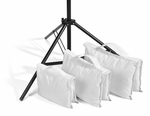 Filled Heavy Duty Saddle Sandbag 20lb White