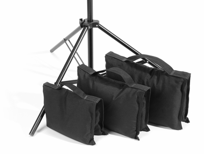 Filled Heavy Duty Saddle Sandbag 25lb Black