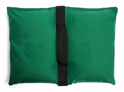 Filled Heavy Duty Saddle Sandbag 30lb Green