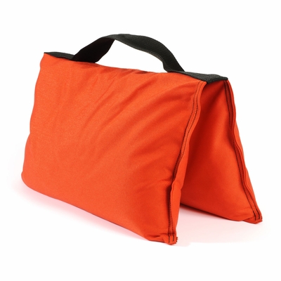 Filled Heavy Duty Saddle Sandbag 30lb Orange