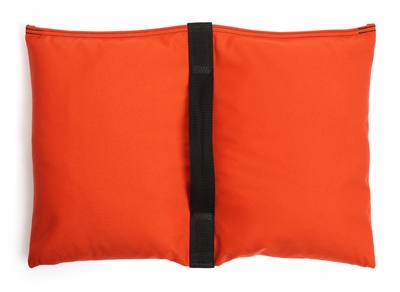 Filled Heavy Duty Saddle Sandbag 30lb Orange