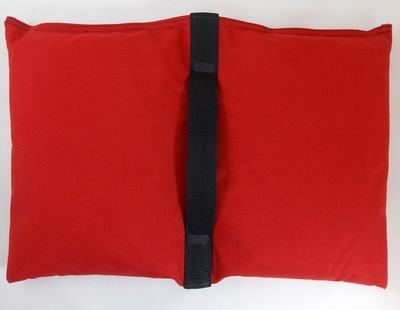 Filled Heavy Duty Saddle Sandbag 30lb Red