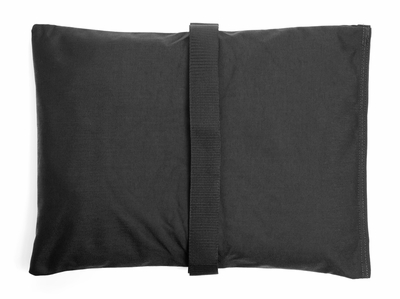 Filled Heavy Duty Single Pocket Saddle Sandbag, 15lb Black
