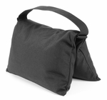 Filled Heavy Duty Single Pocket Saddle Sandbag, 15lb Black