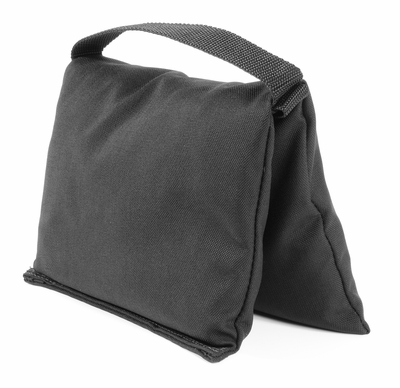 Filled Heavy Duty Single Pocket Saddle Sandbag, 20lb Black