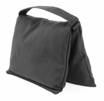 Filled Heavy Duty Single Pocket Saddle Sandbag, 20lb Black