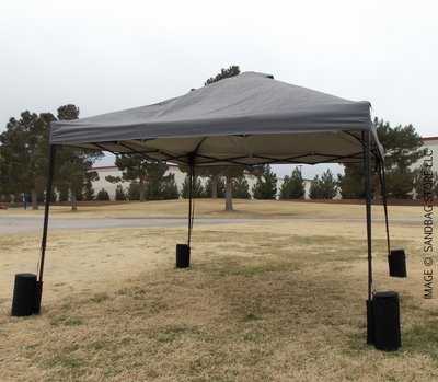 Canopy Sandbags Black 4 Pack