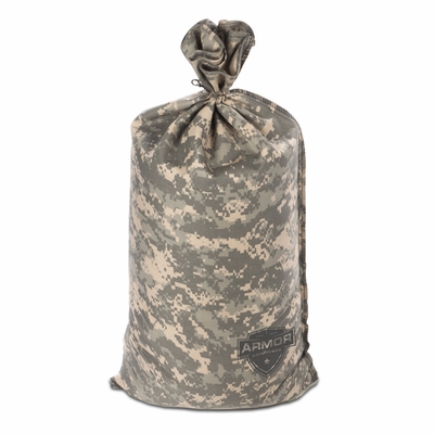 Armor Sandbag, Heavy Duty 14x28 ACU Camo 10 Pack