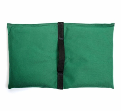 Saddle Sandbag (5 lb Pre-Filled, Heavy Duty) - Green