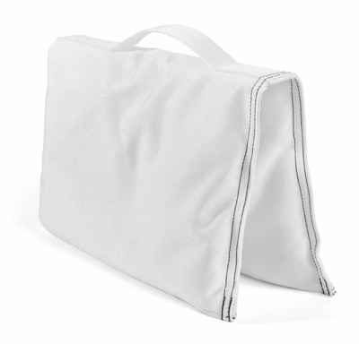 Saddle Sandbag (5 lb Pre-Filled, Heavy Duty) - White