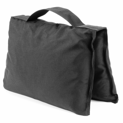 Saddle Sandbag (50 lb Pre-Filled, X-Large, Heavy Duty) - Black