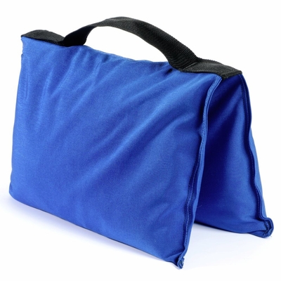 Saddle Sandbag (50 lb Pre-Filled, X-Large, Heavy Duty) - Blue