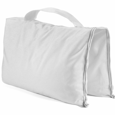 Saddle Sandbag (50 lb Pre-Filled, X-Large, Heavy Duty) - White