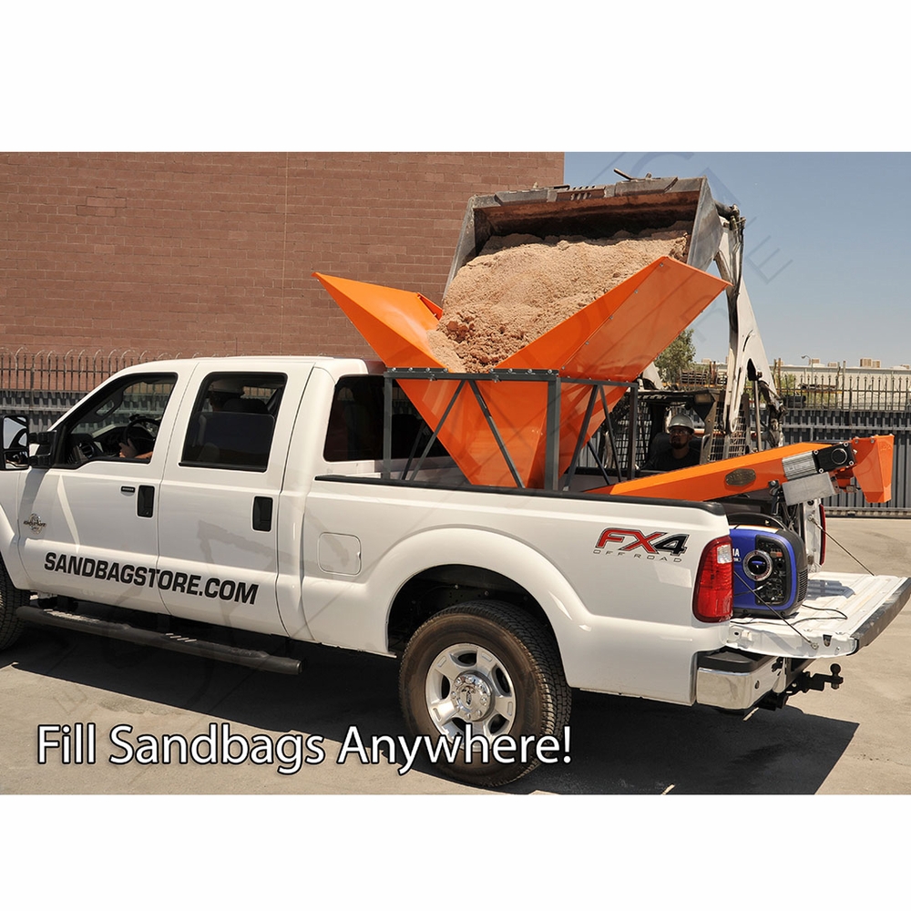 Truck or Floor Mounted Sandbag Filling Machine Burcham Bagger Heavy