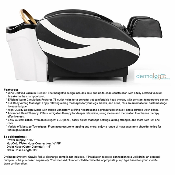 Akira Head Spa & Massage Treatment Bed XF501