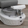 GEOM I Pedicure Spa Base & Bowl - Glacial White/Stone Grey