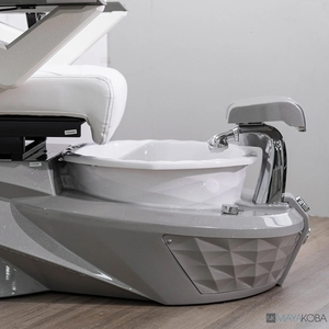 GEOM I Pedicure Spa base & bowl - Stone Grey/Glacial White
