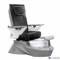 GEOM I Pedicure Spa with FX Chair Top - BLACK