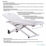 Lazio Electric Spa Treatment Table / 1 motors (PRE-ORDER: Back in stock ETA 2026-08-14)