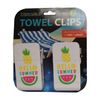 NEW! Towel Clips Hello Summer NEW! Towel Clips Hello Summer