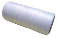 Waxed tie string 100 yard WHITE